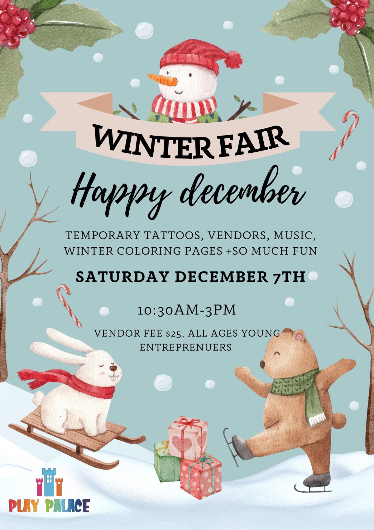 Winter Vendor Fair \u2744\ufe0f\u2603\ufe0f