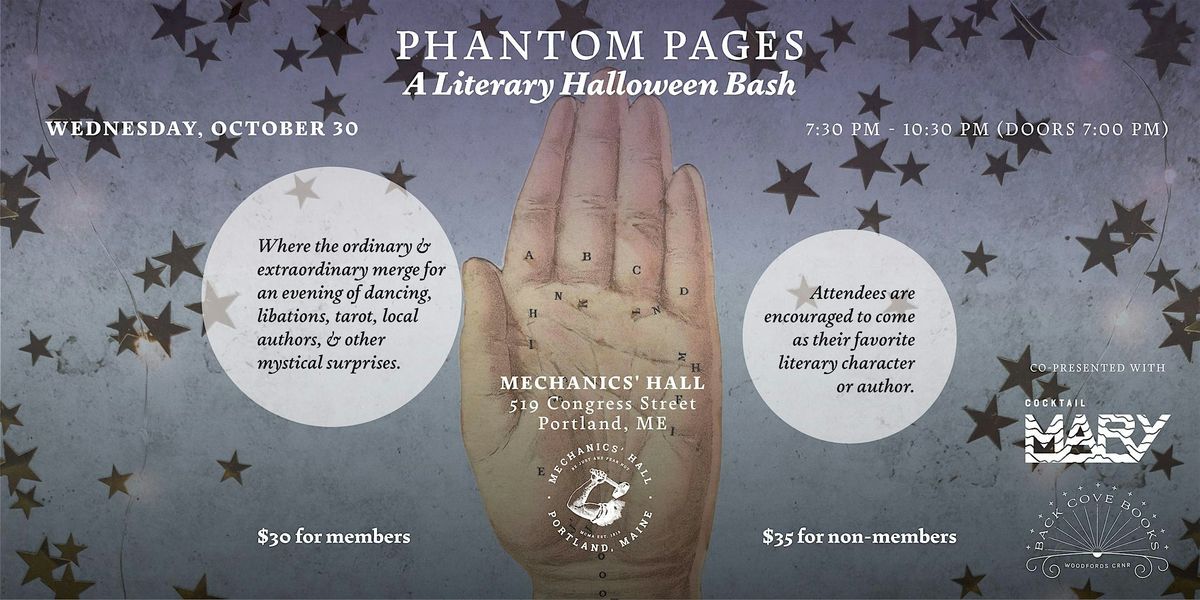 Phantom Pages | A Literary Halloween Bash