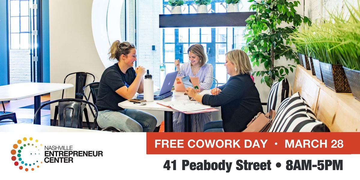 Free Coworking Day at the Nashville Entrepreneur Center