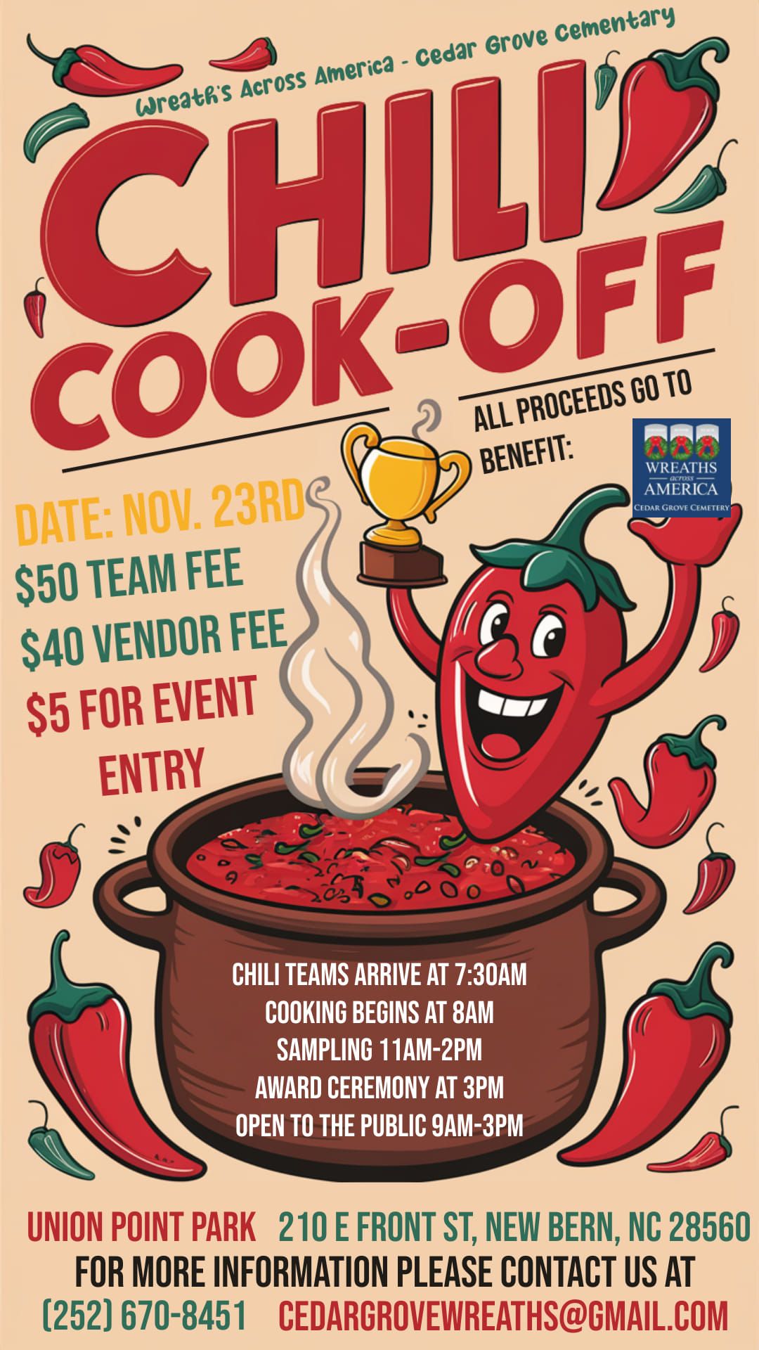 Wreaths Across America Chili Cook-Off