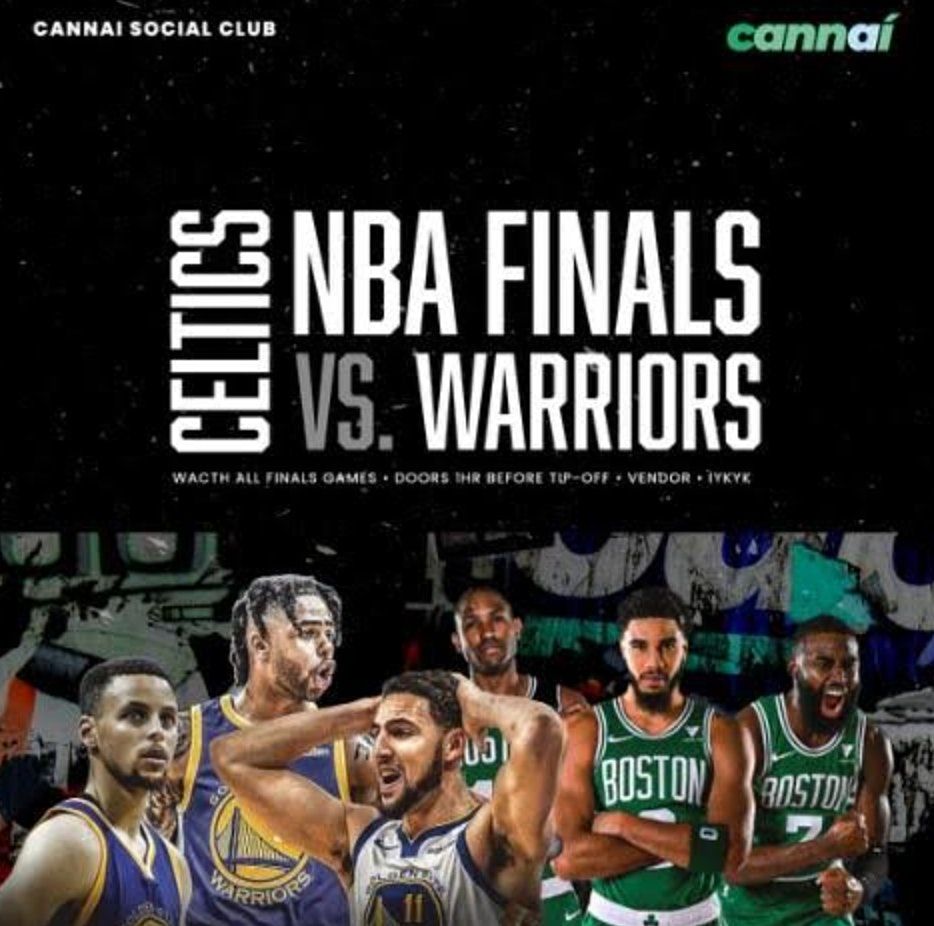 NBA Finals Warriors vs Celtics Watch Party (Game 4), Cannai Social Club