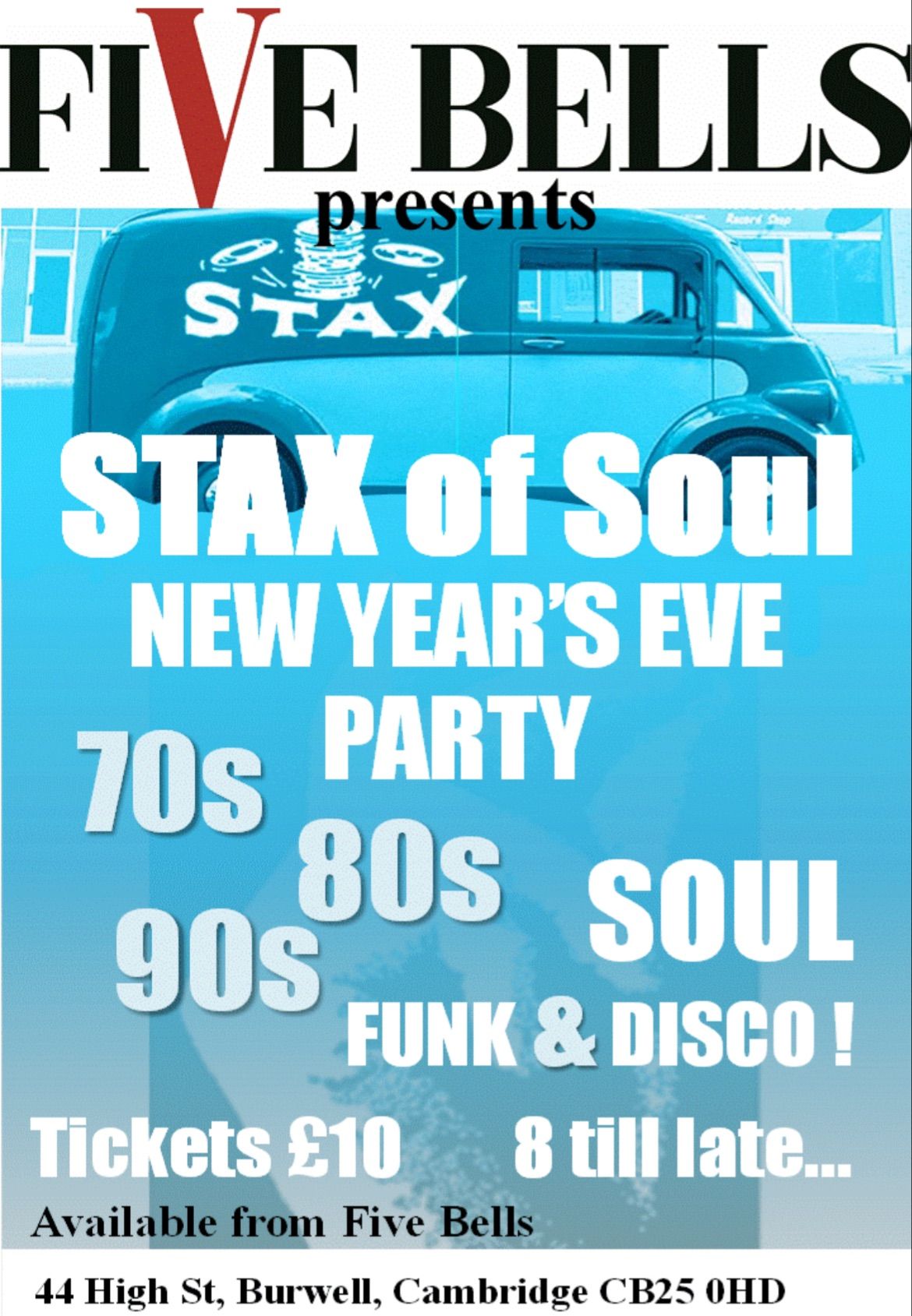 Stax of Soul - New Years Eve party