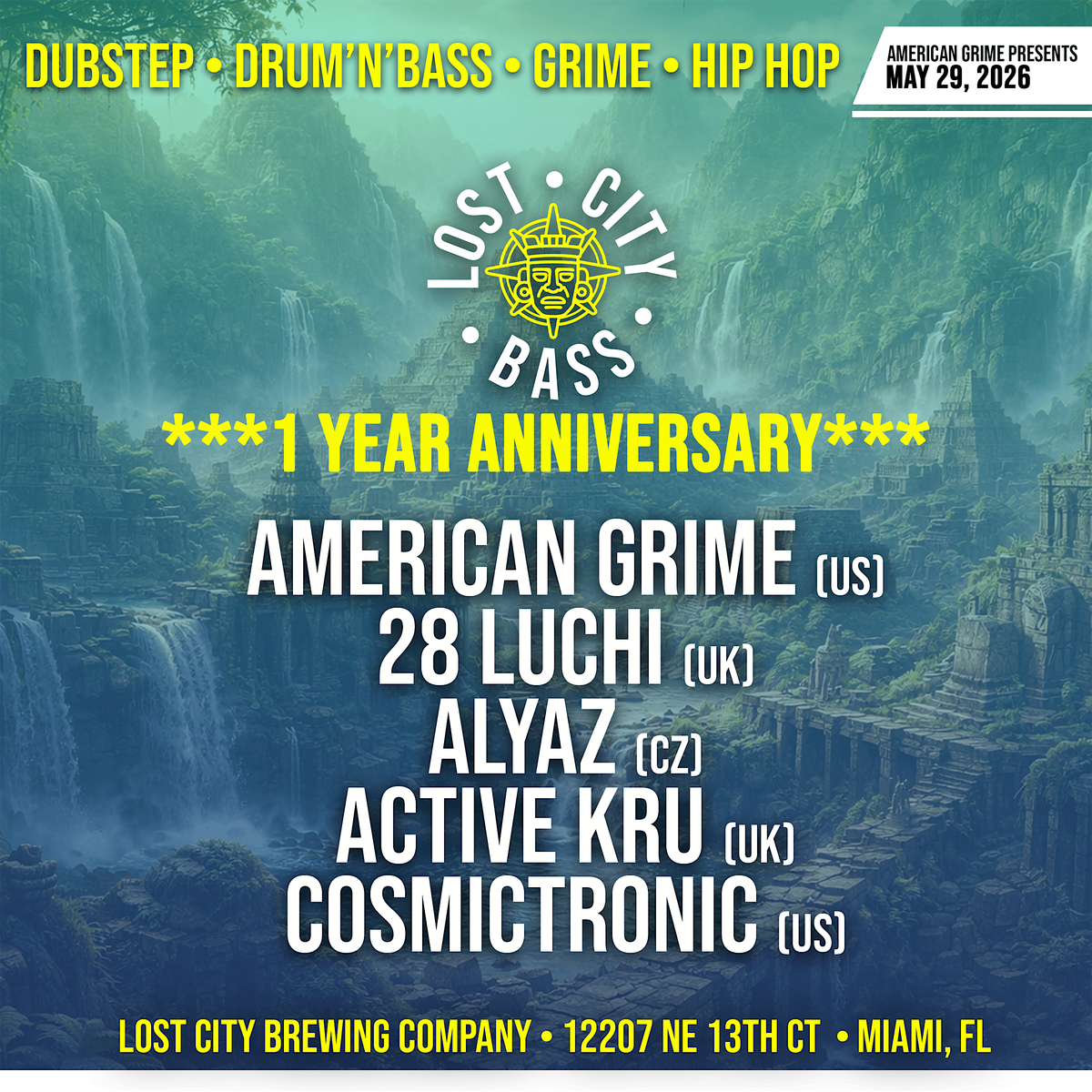 AG Presents Lost City Bass X