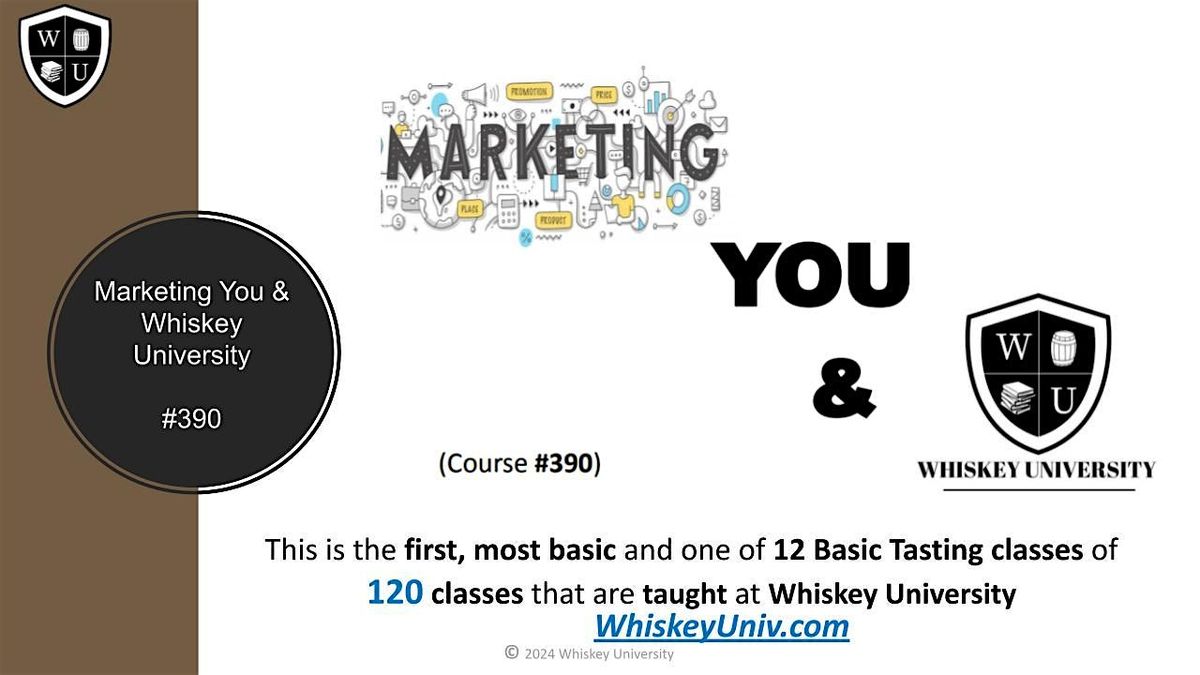 Marketing You & Whiskey U (Course #390)