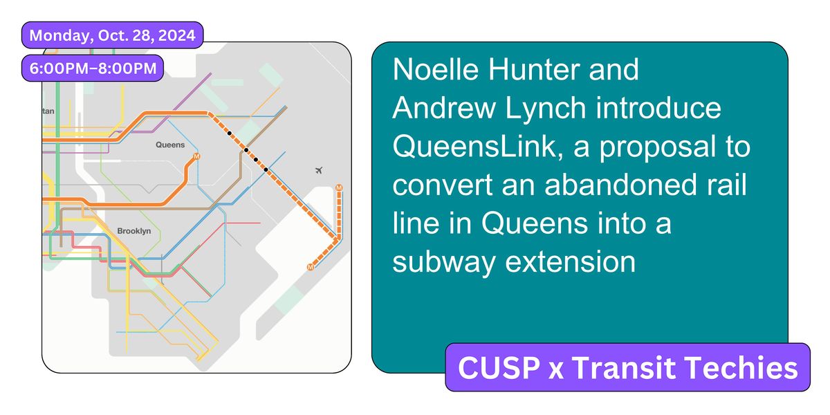 CUSP x Transit Techies | Queenslink