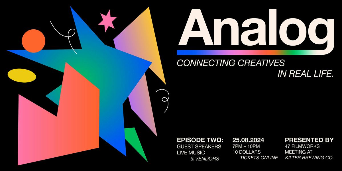 Analog: A Creative Meetup