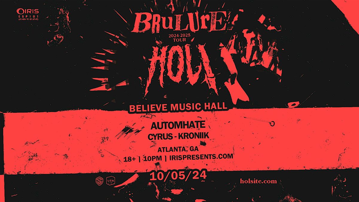 Iris Presents: HOL! @ Believe Music Hall | Sat, Oct 5th!