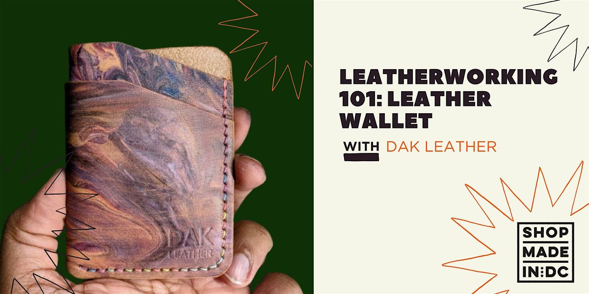 Leatherworking 101: Marble and make your own leather snap wallet