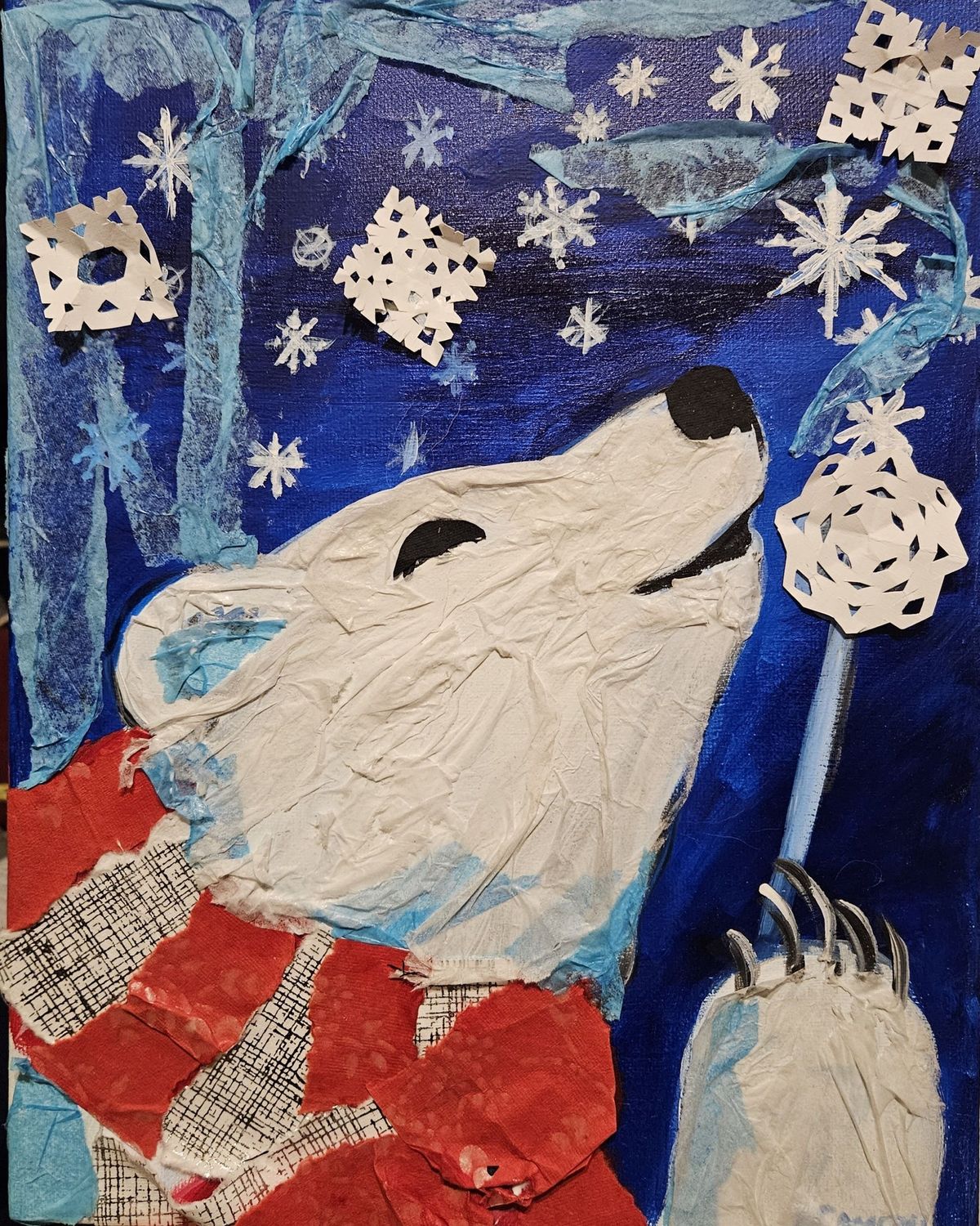 Polar Bear Paint and Sip Class