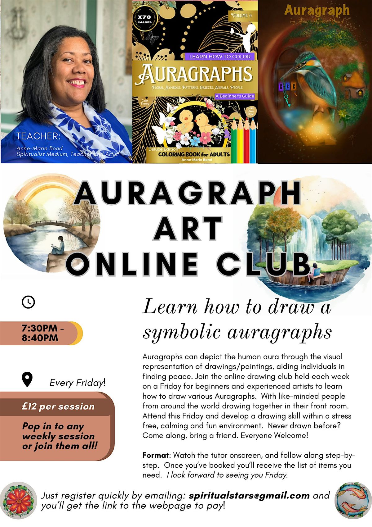 Learn to Draw Auragraphs - Symbolic Artwork Online Weekly Club