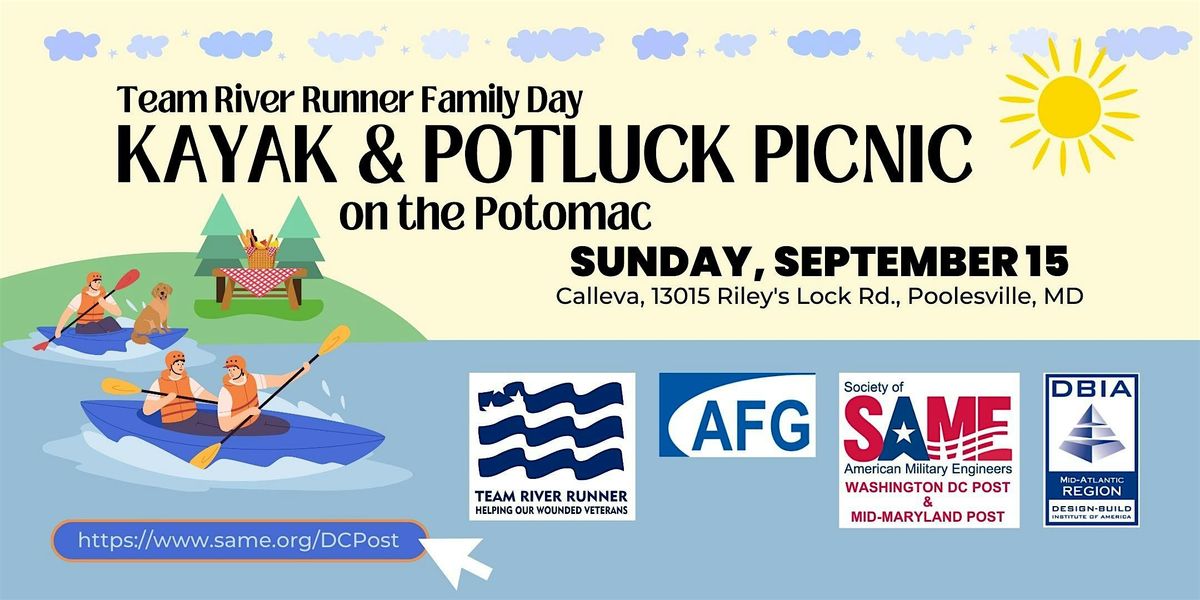 2024 Sept. 15 - Family Day - Kayaking & Picnic on the Potomac