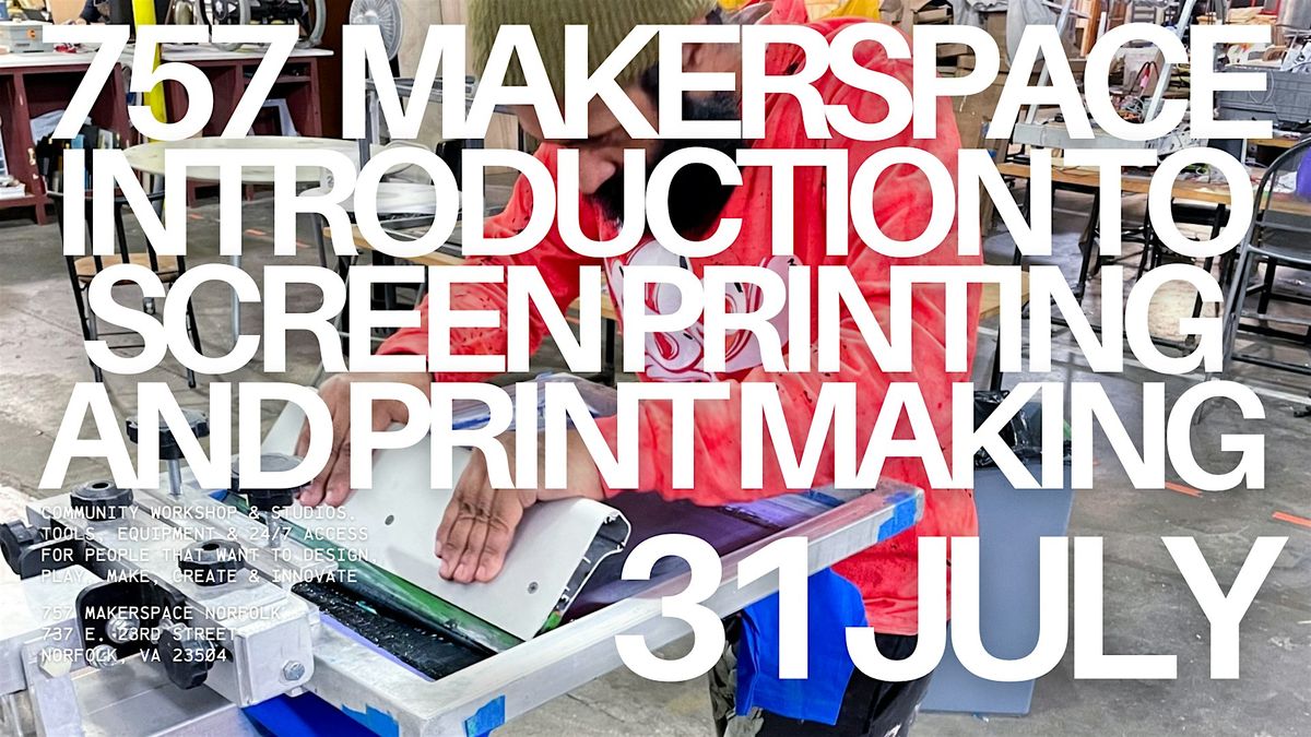 Introduction to Screen Printing and Print Making with Dula (NFK)