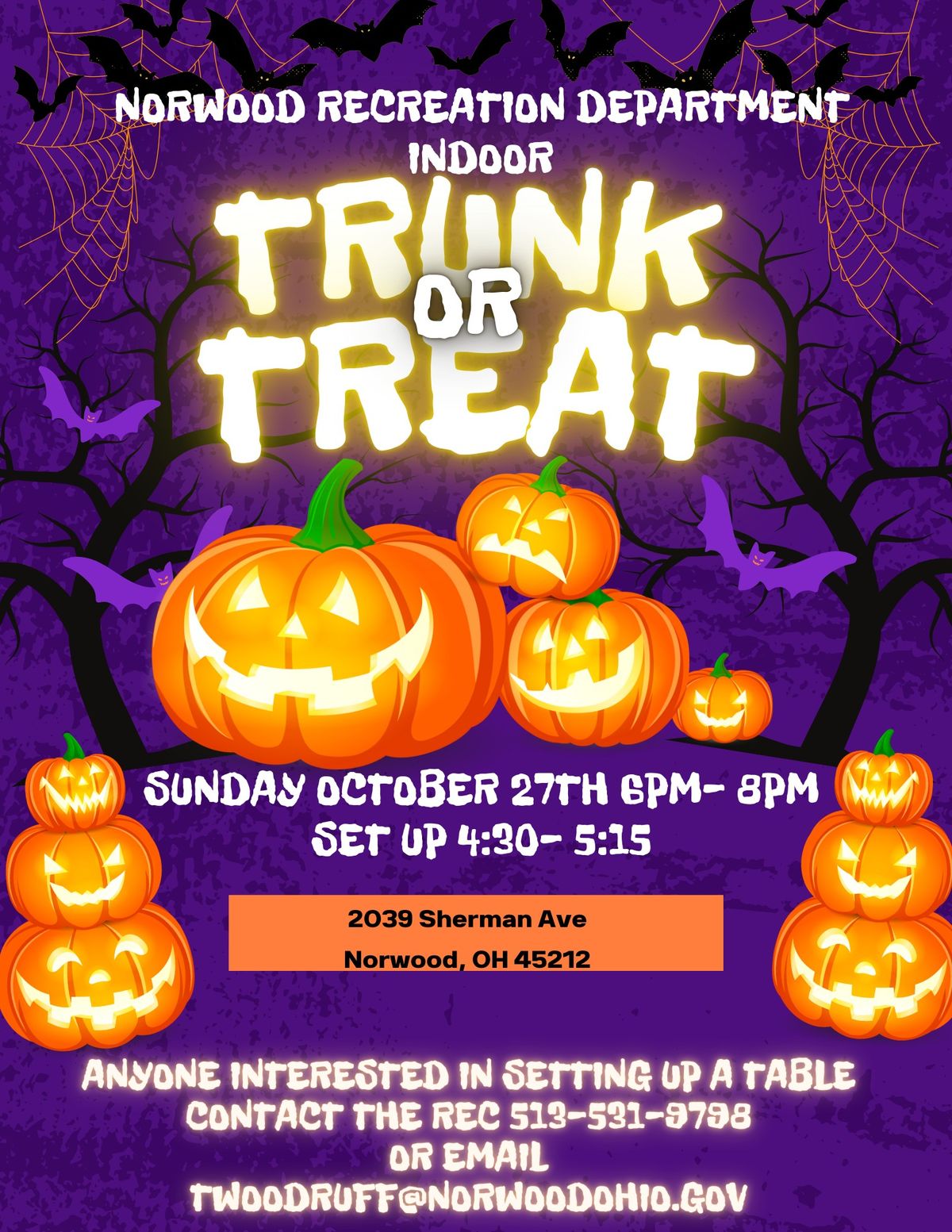 Indoor Trunk or Treat