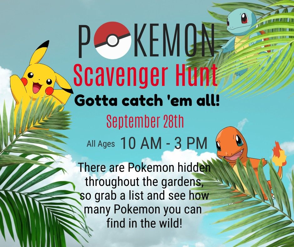 Pokemon Scavenger Hunt