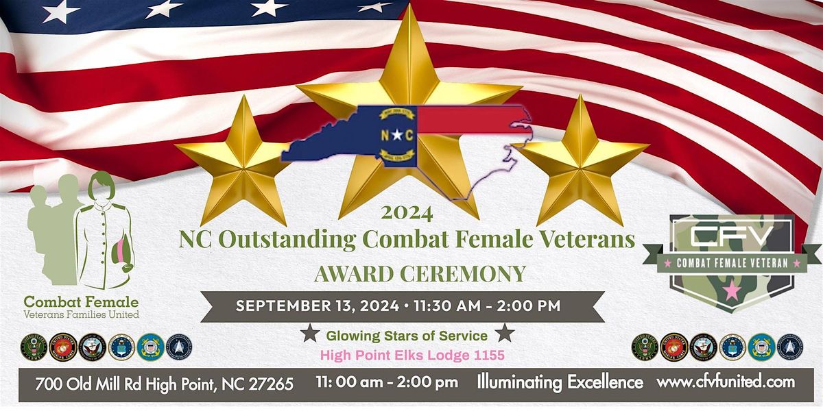 2024 NC Outstanding Combat Female Veterans Award Ceremony