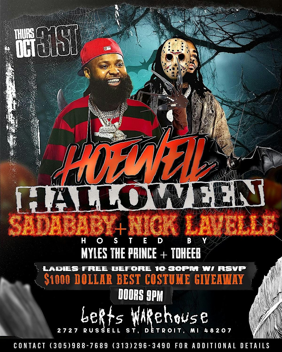 HoeWell Halloween w\/ Sadababy & Nick LaVelle