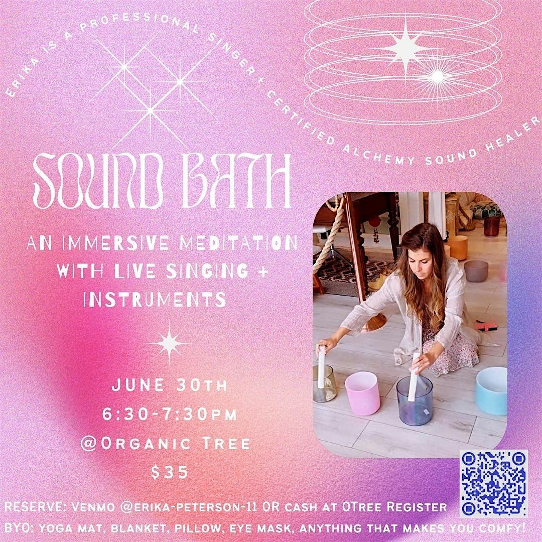Sound Bath + Live Singing Immersion