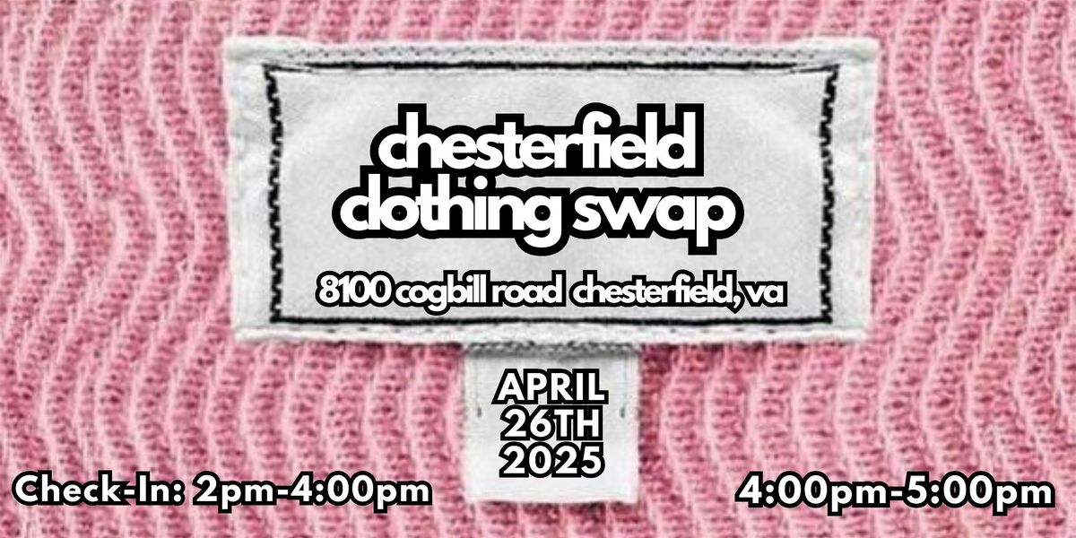 Chesterfield Clothing Swap