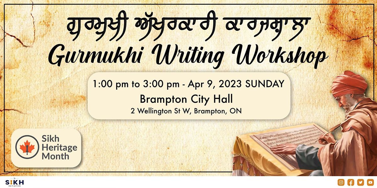 Gurmukhi Writing Workshop By The Sikh Initiative