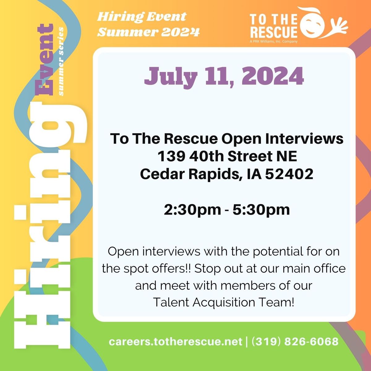 To The Rescue Open Interviews
