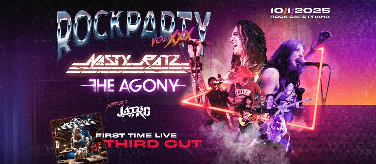 ROCK PARTY v ROCK CAF\u00c9 (Nasty Ratz, The Agony, J\u00e1tro)