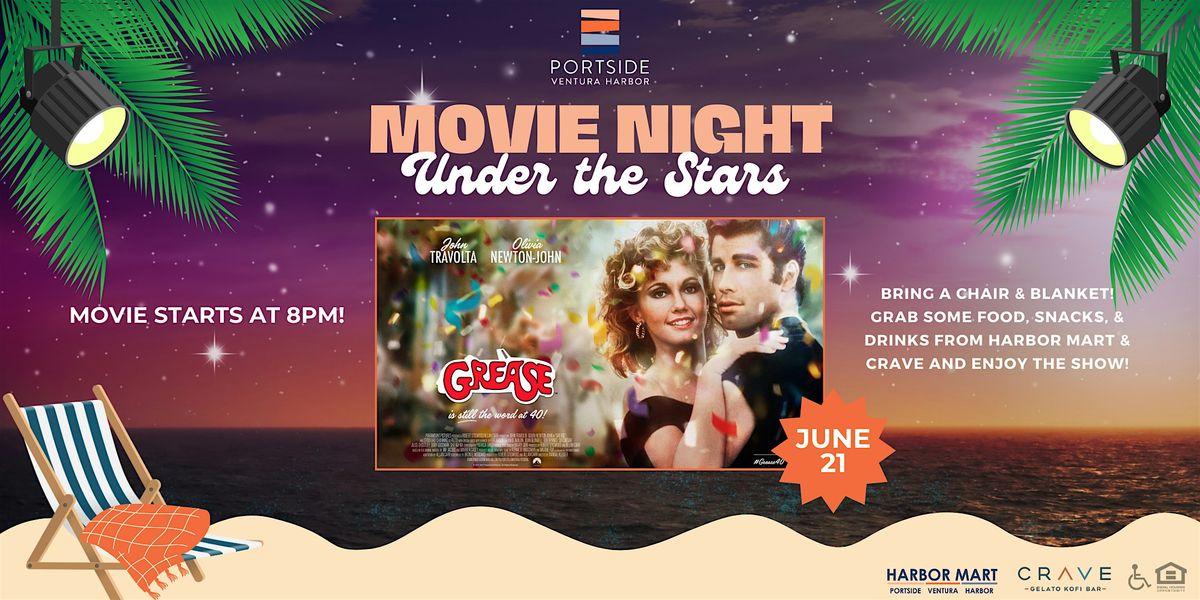 Movie Night Under the Stars - Grease