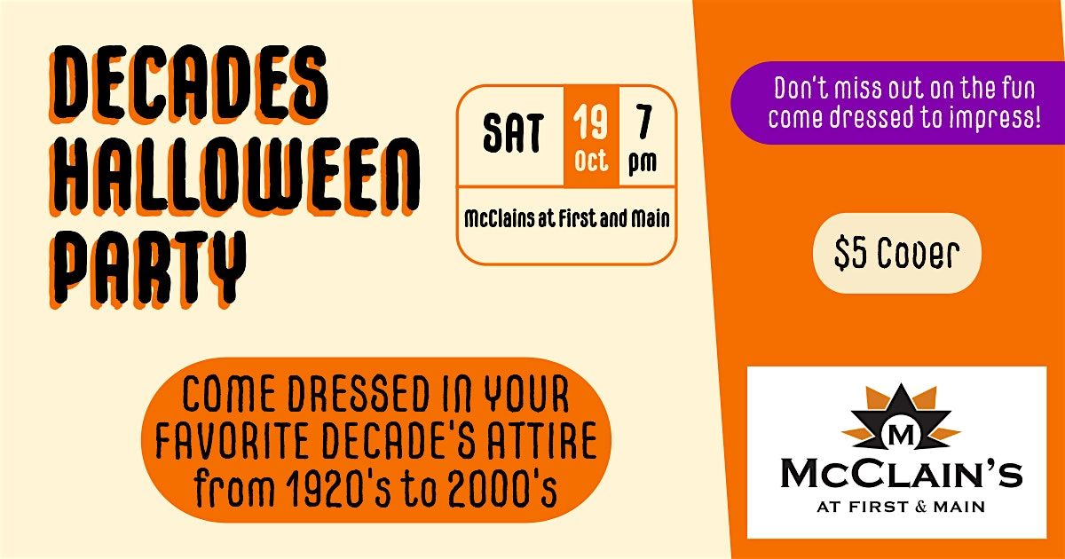 Decades Halloween Party