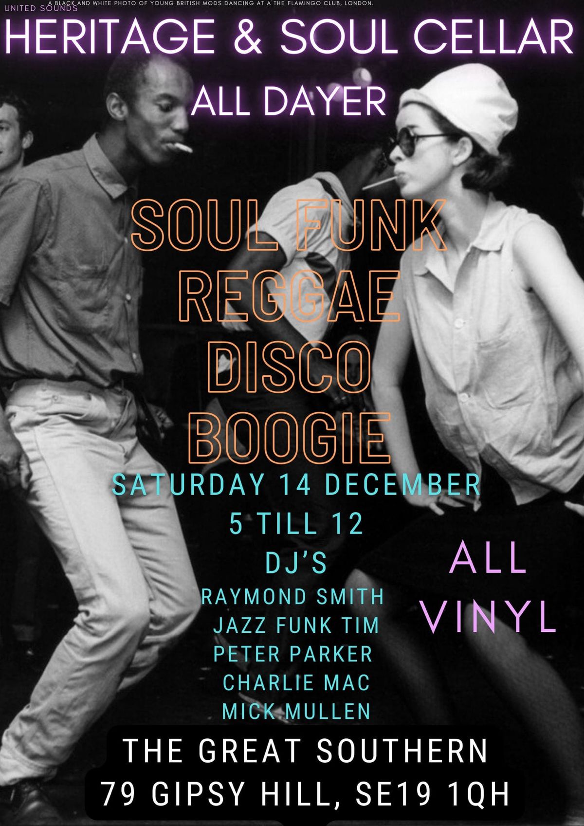 The soul cellar meets Heritage sounds Alldayer