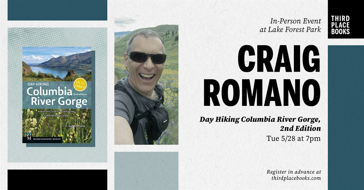 Craig Romano presents 'Day Hiking Columbia River Gorge, 2nd Edition'