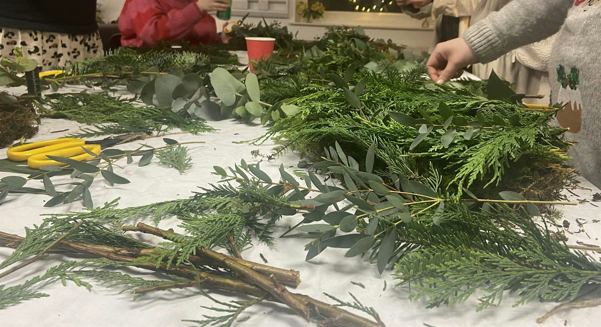 Christmas Wreath Making Workshop at the Grapevine Centre