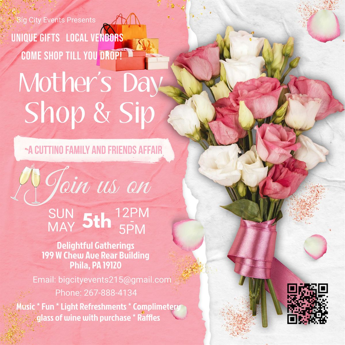 Mother's Day Shop & Sip Popup