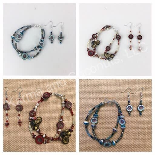 Czech Beads Bracelet and Earring Making -$40