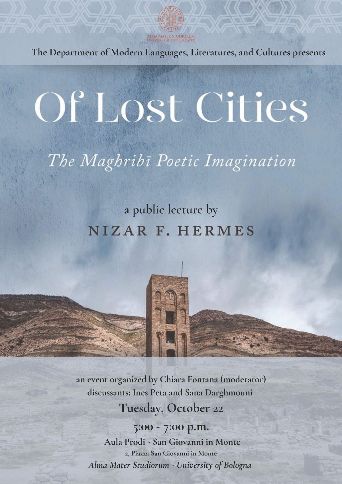 Of Lost Cities: The Maghribi Poetic Imagination