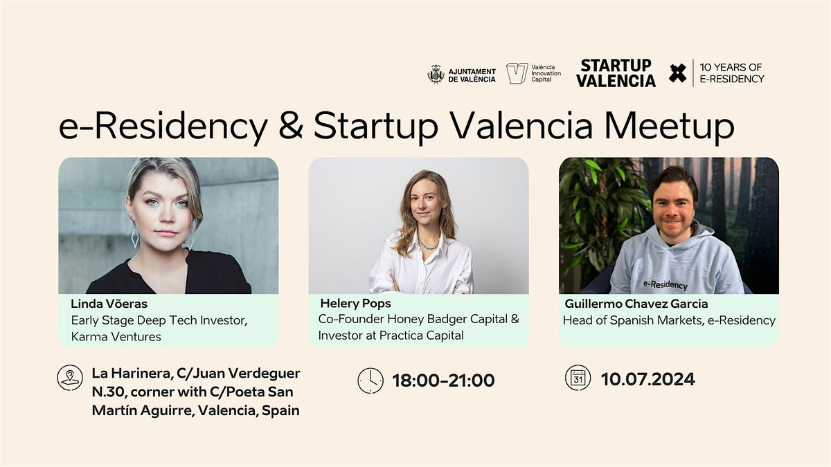 e-Residency and Startup Valencia Meetup
