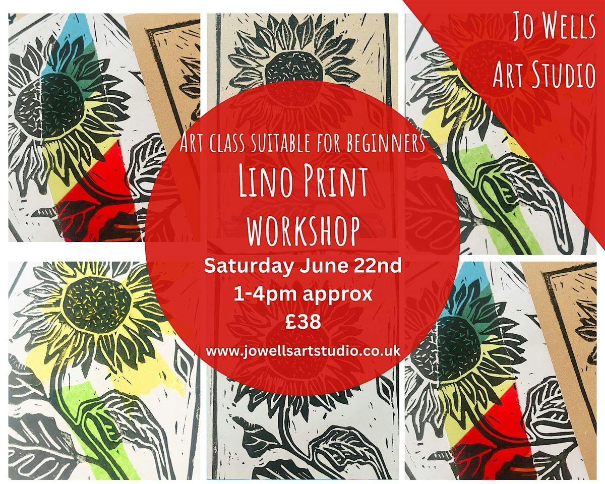 Lino print workshop - suitable for beginners and Improvers
