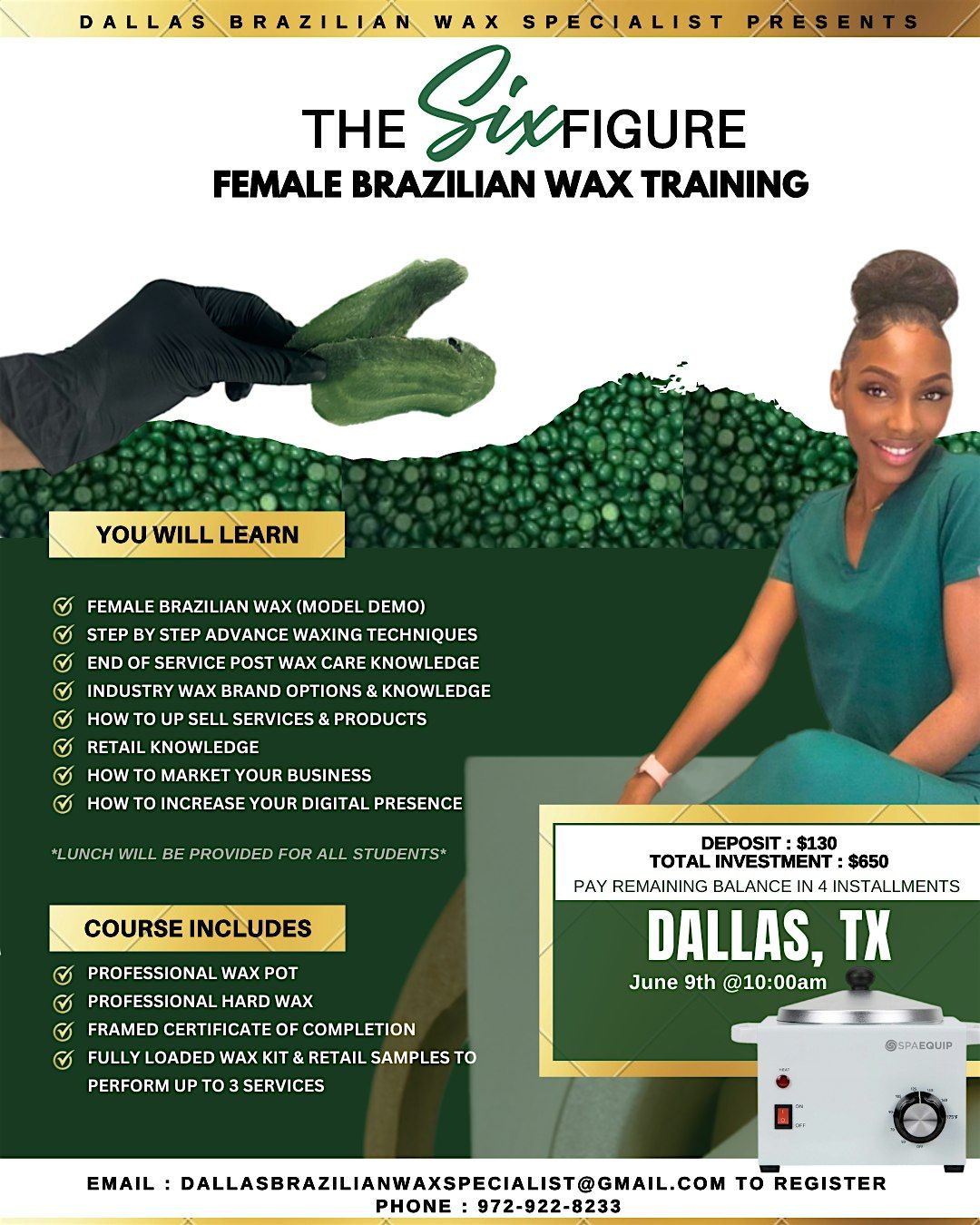 Brazilian Wax & Training