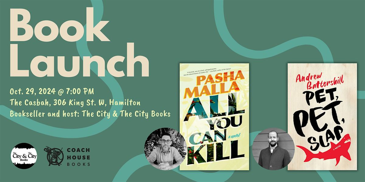 Book Launch with Pasha Malla and Andrew Battershill