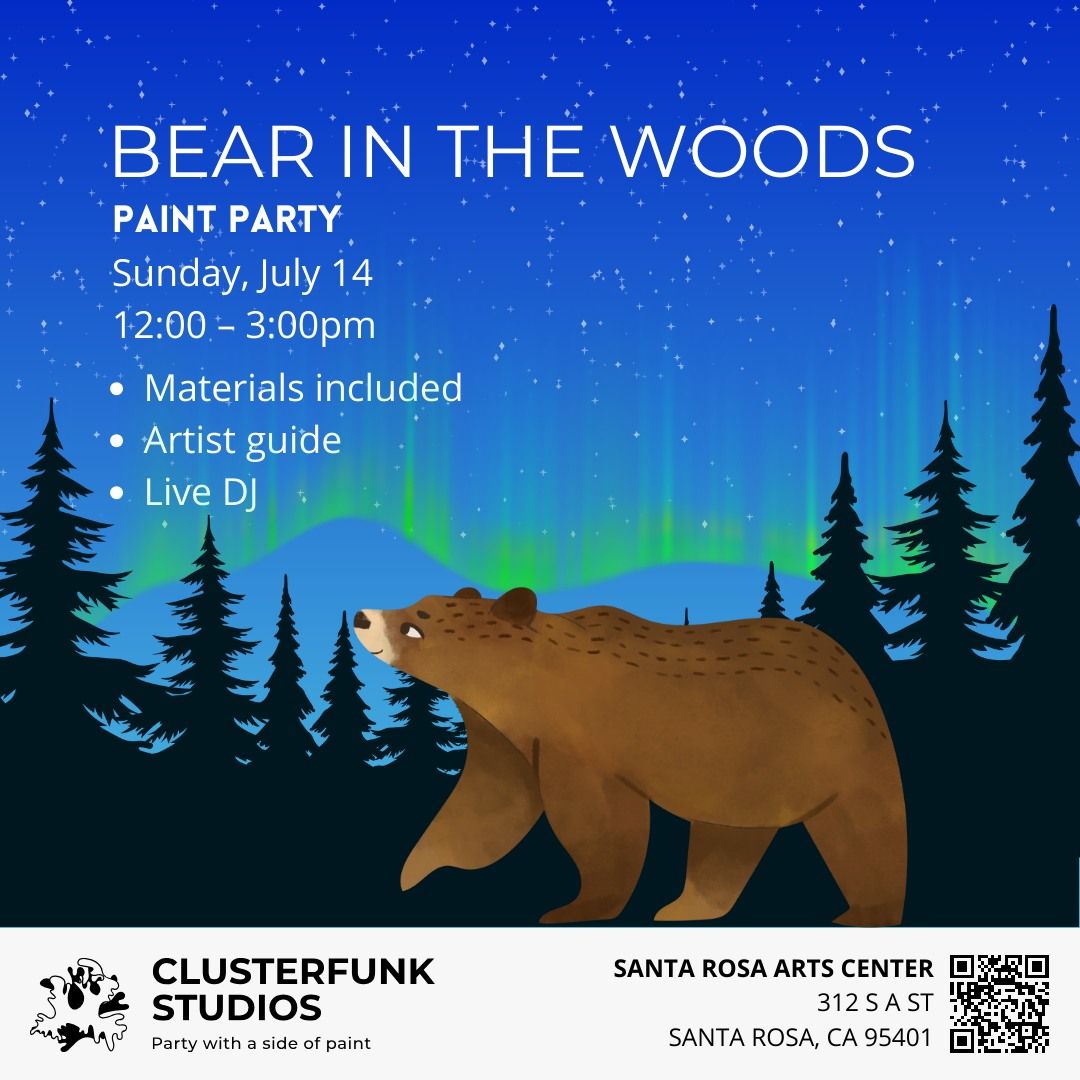 Bear in the Woods Paint Party
