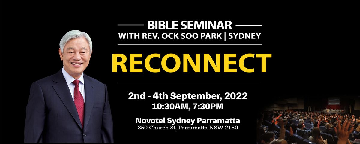 Bible Seminar with Rev Ock Soo Park