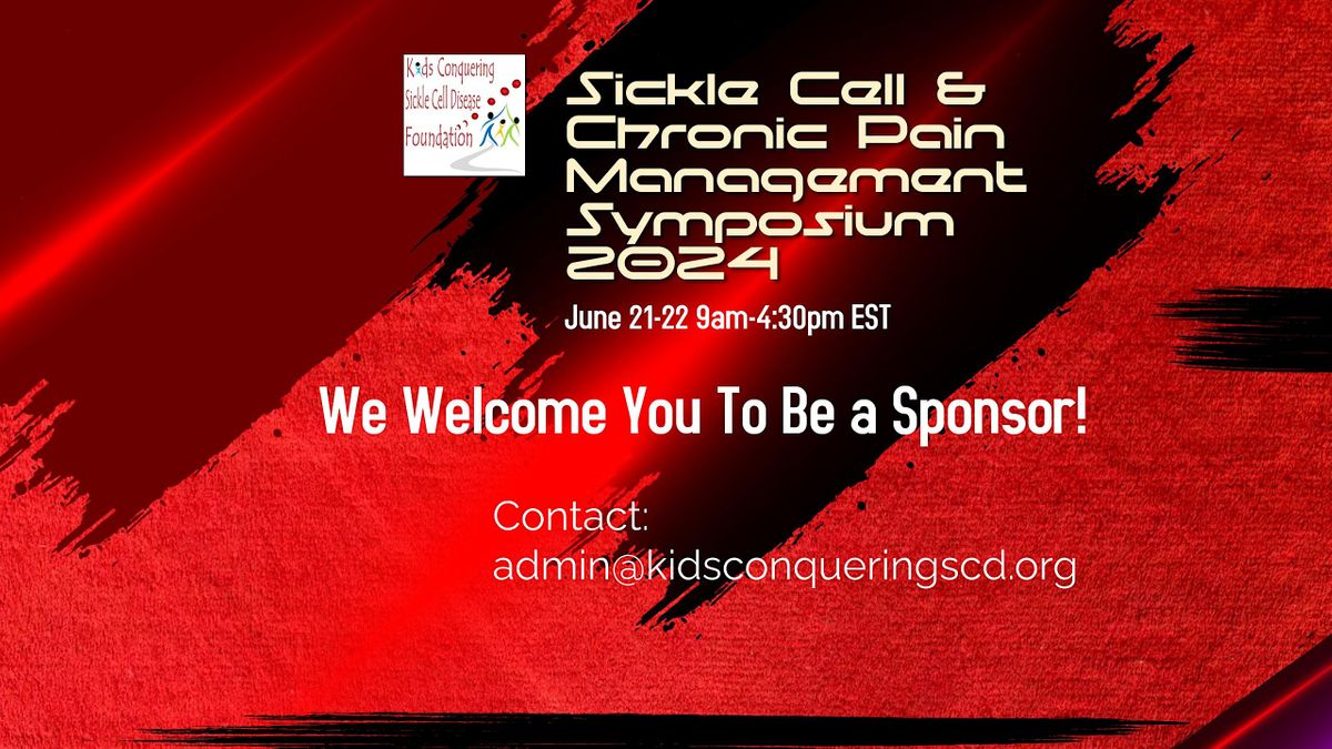 Sickle Cell & Chronic Pain Management Symposium 2024