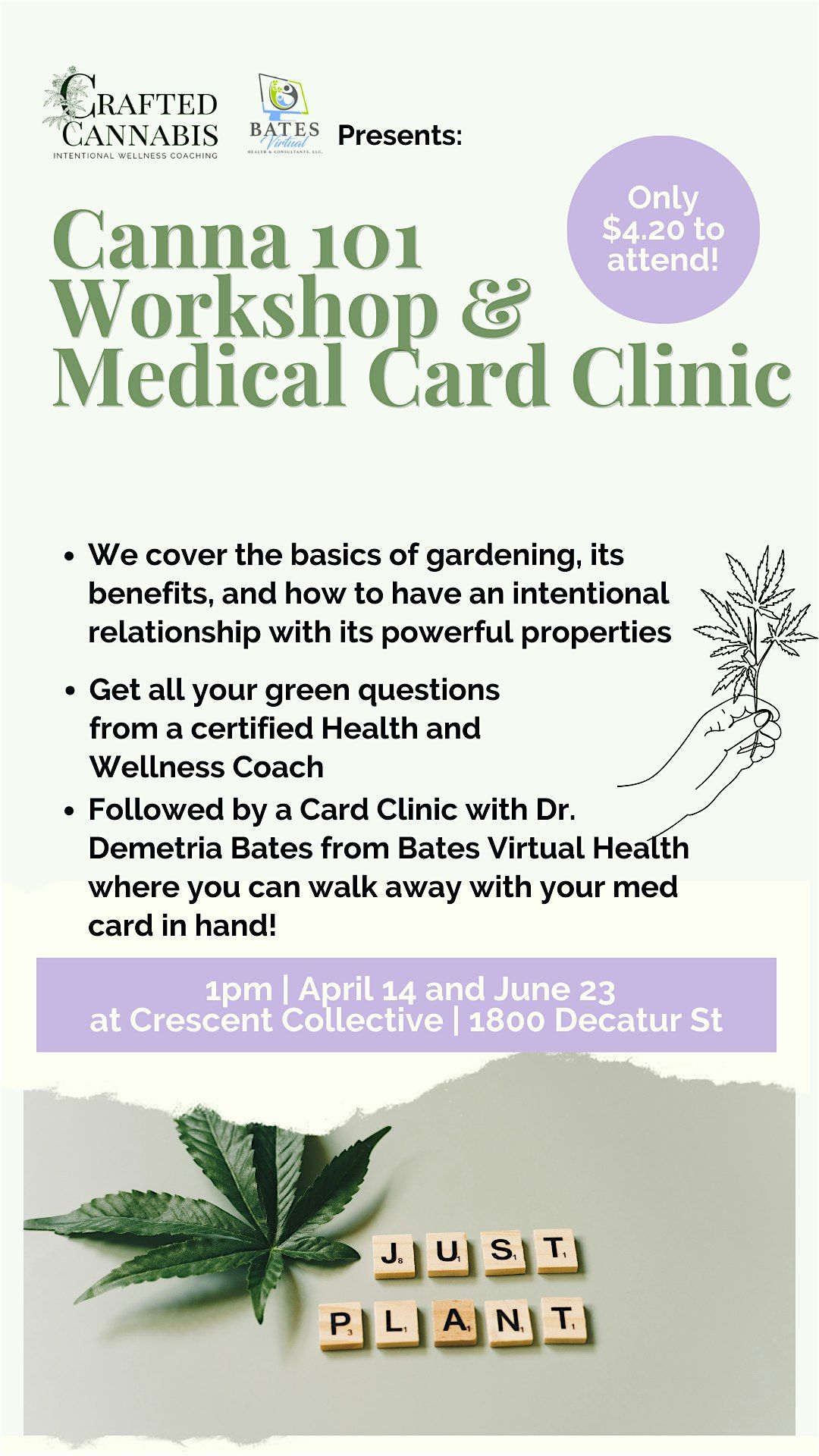 Elevate Your Wellness: Canna 101 Workshop & Medical Card Clinic