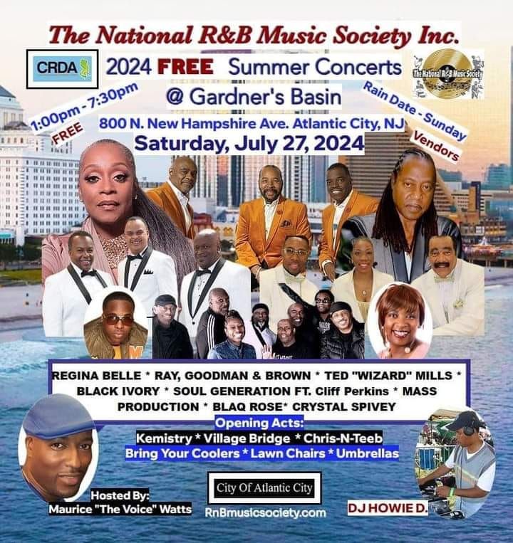 National R&B Music Society FREE Concert #2 Regina belle