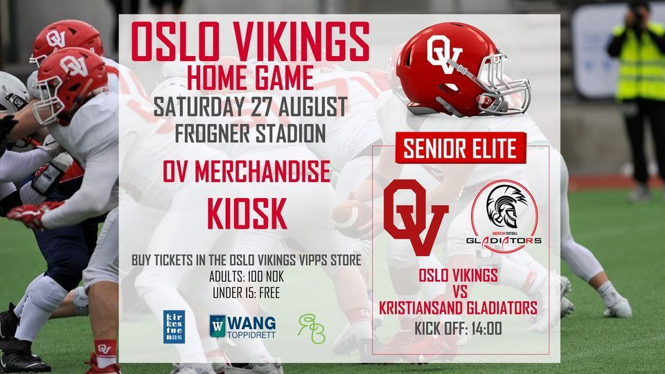 Oslo Vikings vs Kristiansand Gladiators - Norwegian Elite Series