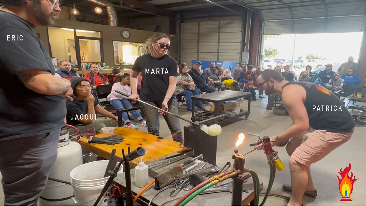 1st Sunday Narrated Glassblowing Demonstration