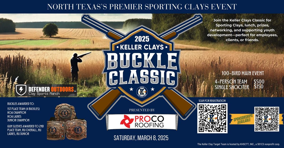 2025 Keller Clays Buckle Classic