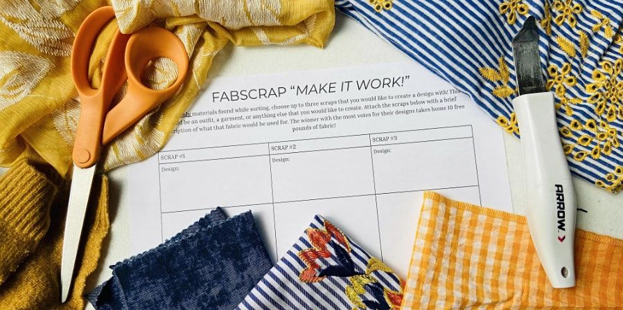 FABSCRAP PHL "Make It Work" Volunteer Session: Tuesday, July 26, AM