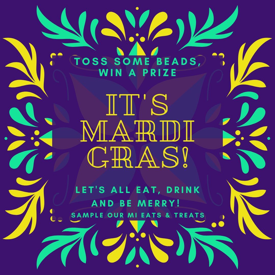 It's Mardi Gras! It's Time For A Party!