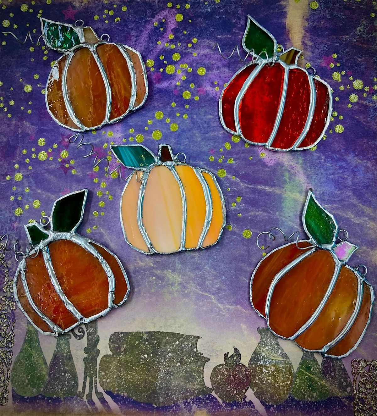 Intermediate Stained Glass: Pumpkins (2 Day Class)