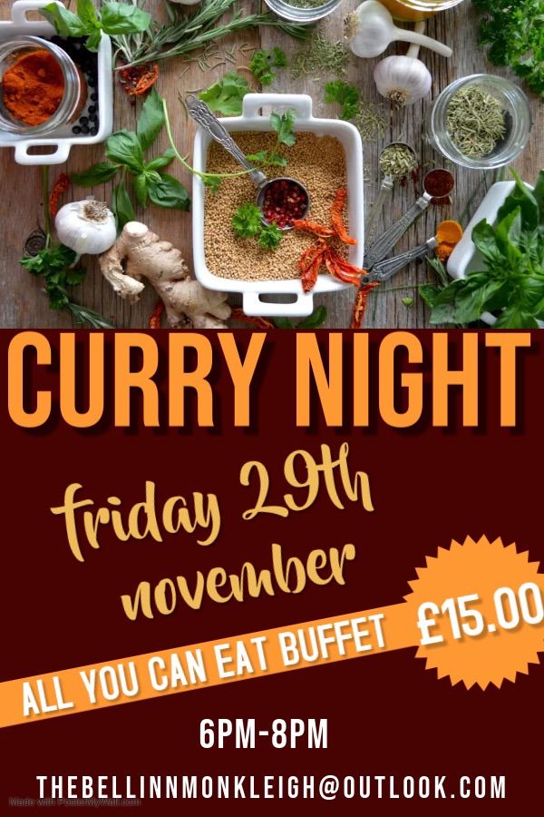 Curry Night at The Bell Inn