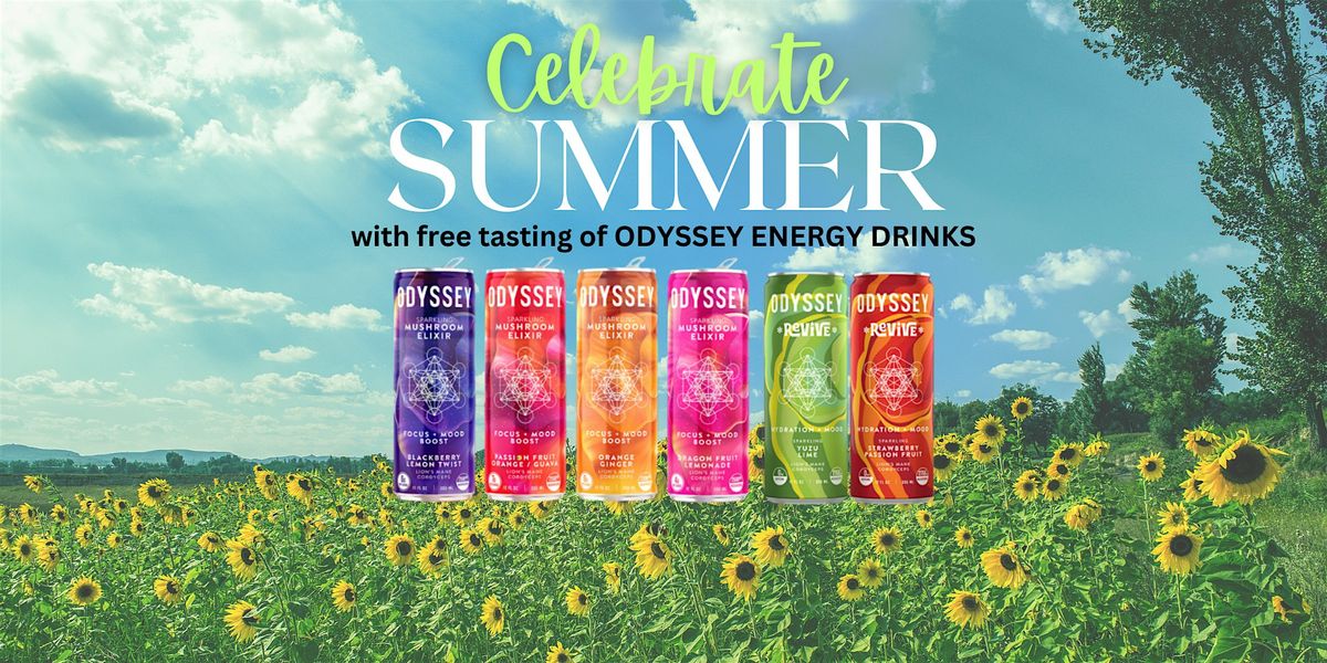 Celebrate Summer with Free Tasting of Odyssey Energy Drinks